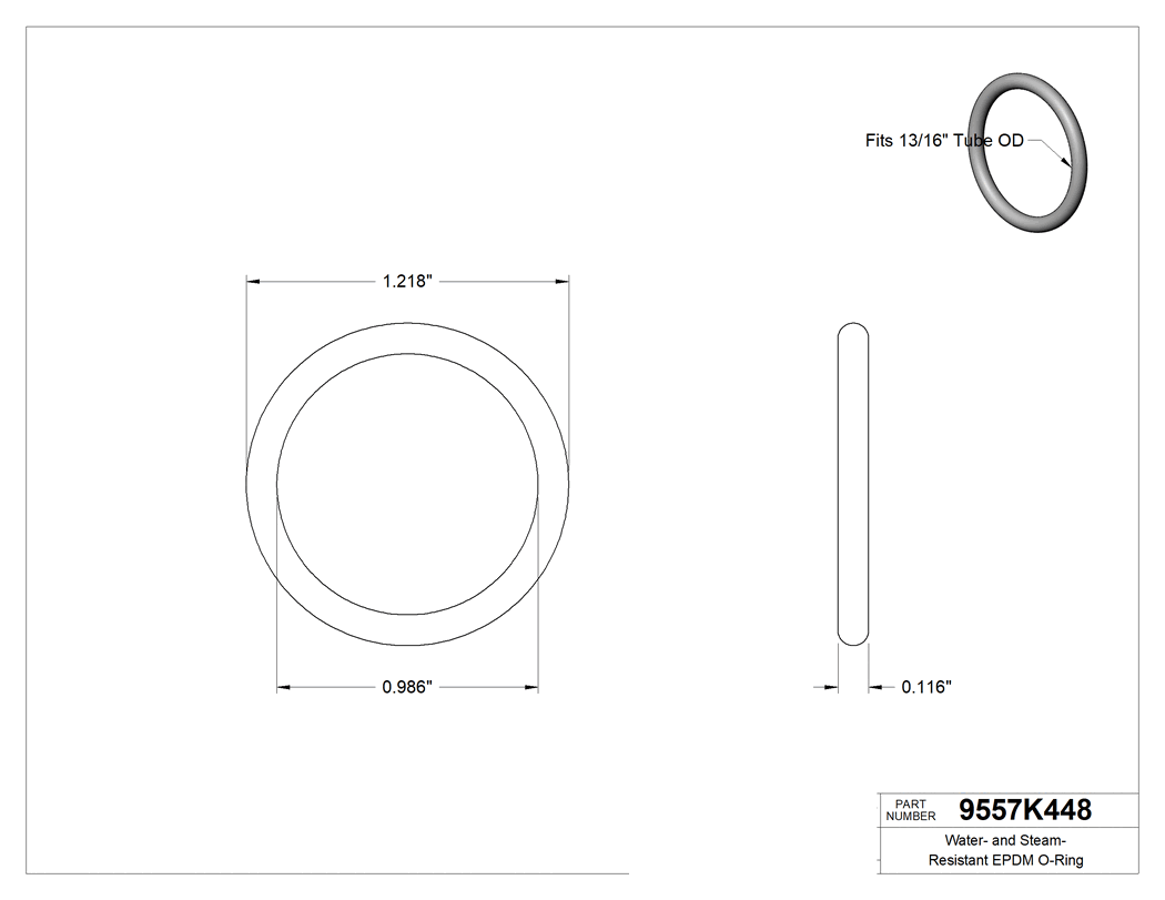 Technical drawing - 9557K448